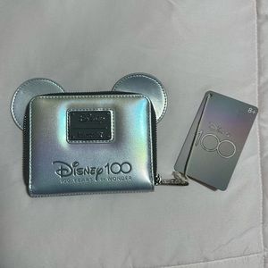 Disney Loungefly Mickey 100 Years Wallet NWT